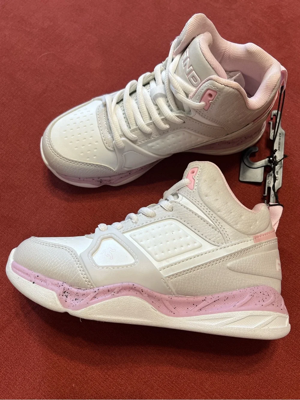 AND1 Girl’s Basketball High Top Sneakers - Picture 1 of 6